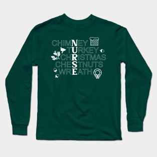 Nurse Christmas Present - Xmas Gift Long Sleeve T-Shirt